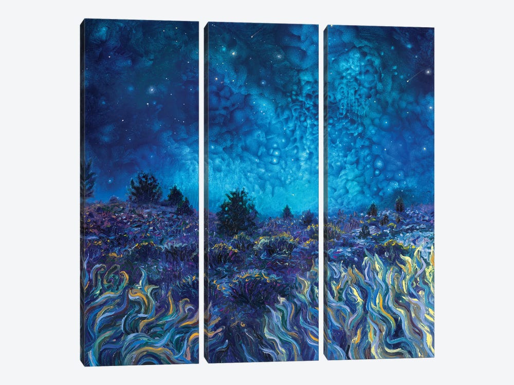 Terra Nocturna by Iris Scott 3-piece Canvas Print