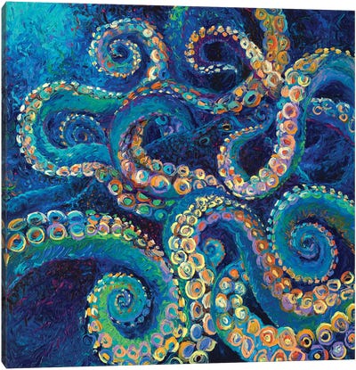 Tentacollage II Canvas Art Print - Octopi
