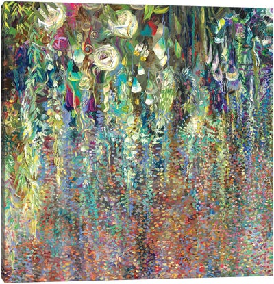 Canopy Bloom Canvas Art Print - Leaf Art