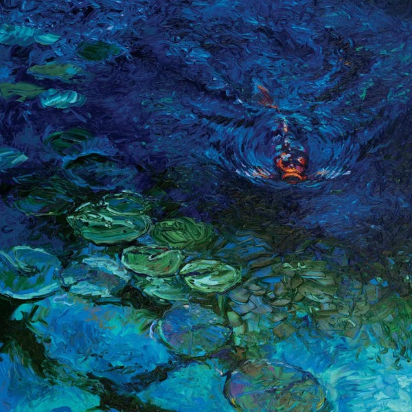 Koi: Lone Koi by Iris Scott