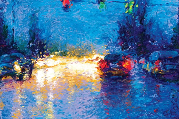 Rain: Market Street by Iris Scott