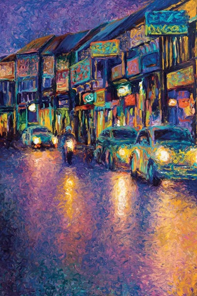 Finger Painting: My Thai Headlights by Iris Scott