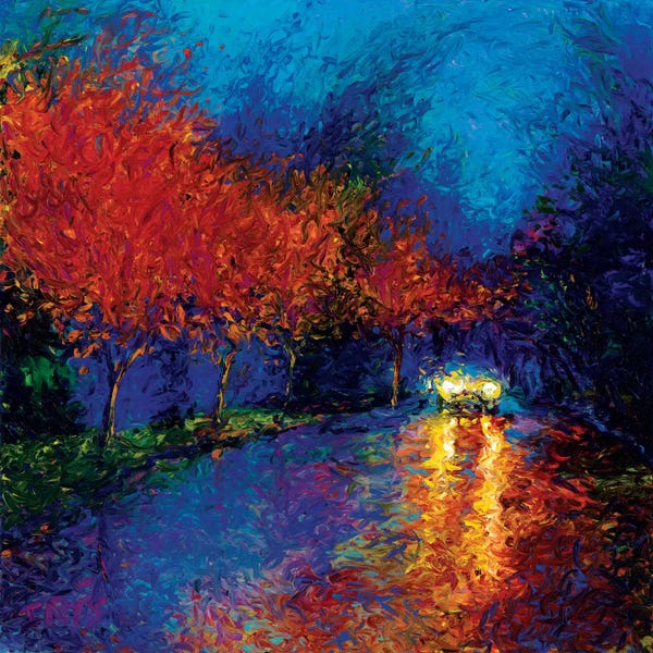 Streets: Bathed In Headlights by Iris Scott