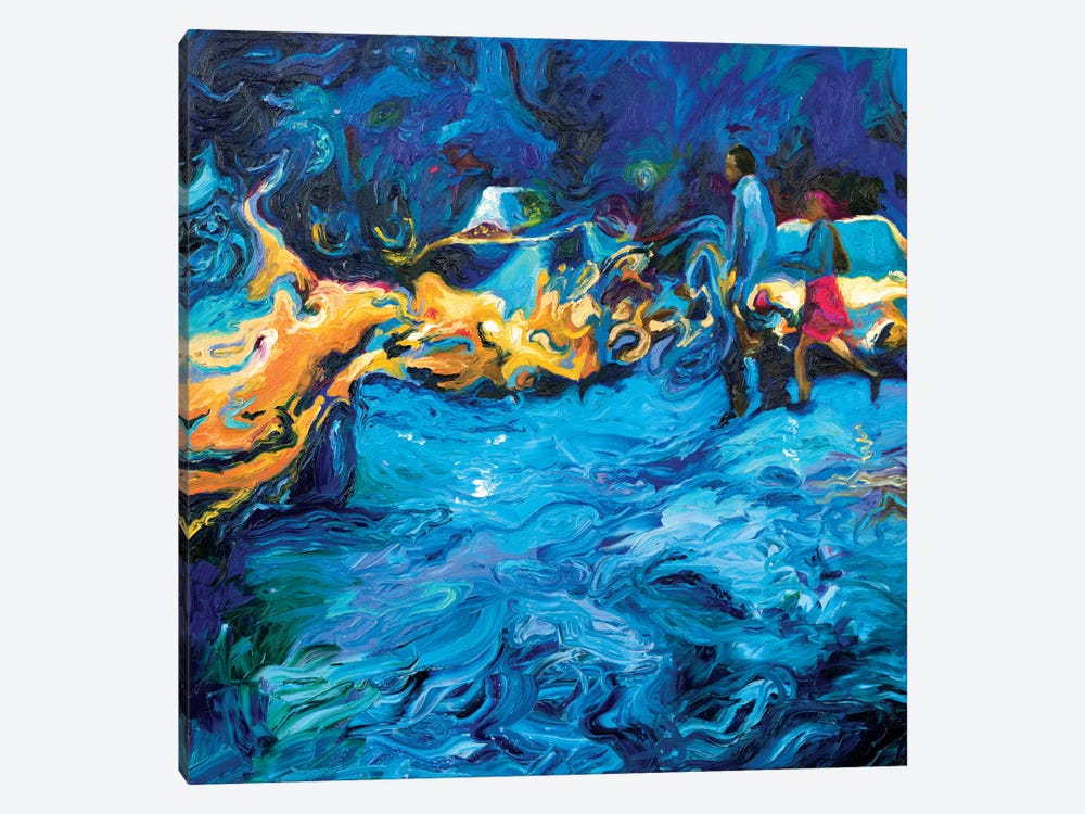 Running In Rain by Iris Scott 1-piece Canvas Art