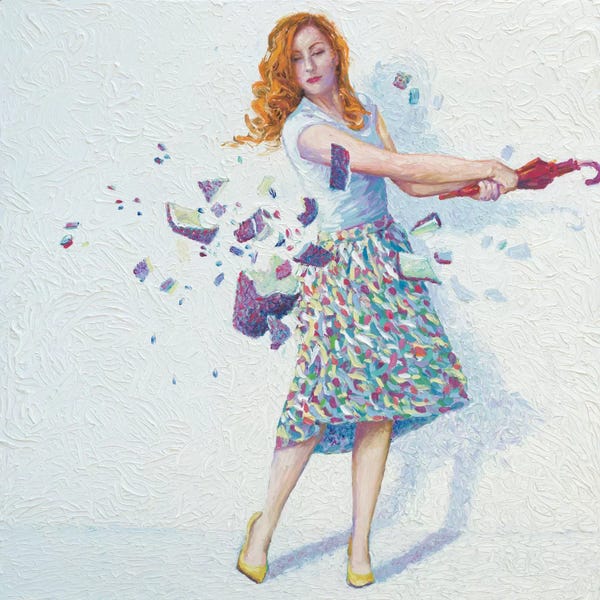 Finger Painting: Shattered by Iris Scott