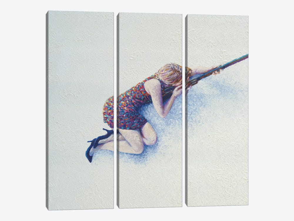 Snow Sniper by Iris Scott 3-piece Canvas Art