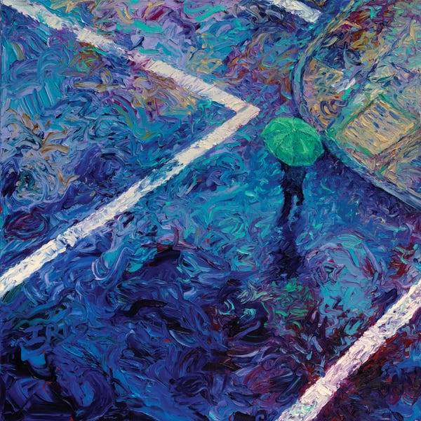 Rain: Studio View by Iris Scott