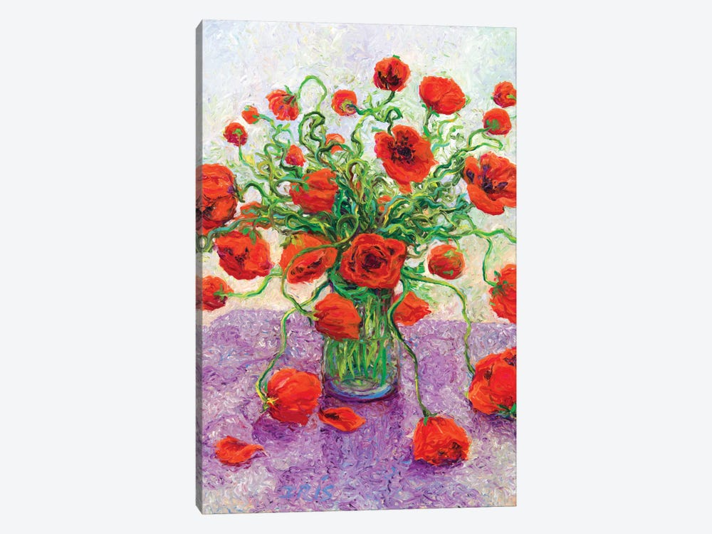 The Color Poppy by Iris Scott 1-piece Canvas Artwork