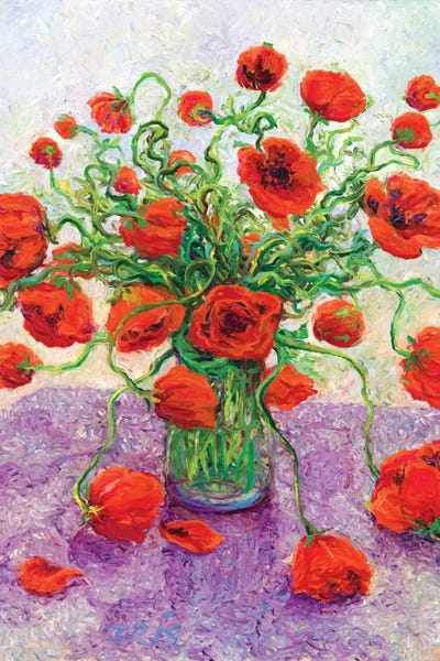 Artists Like Van Gogh: The Color Poppy by Iris Scott