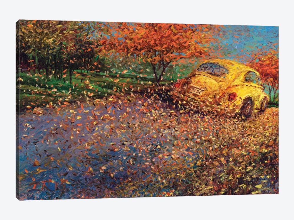 Volkswagen Yellow by Iris Scott 1-piece Canvas Artwork