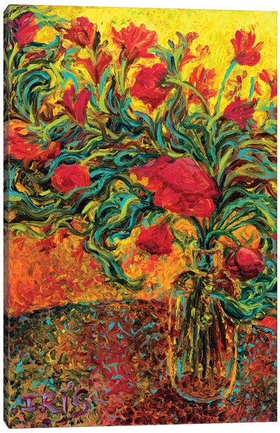 Watts of Neon Paint Canvas Art Print - Artists Like Van Gogh