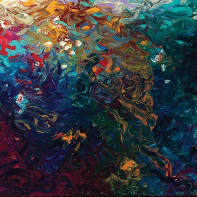 DC 030 by Iris Scott Abstracts framed canvas print