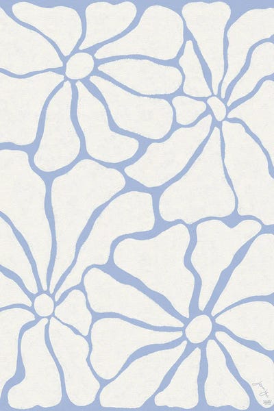Blue Matisse Floral