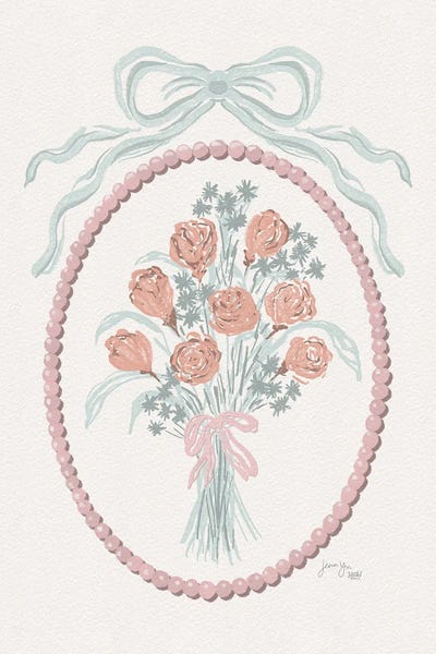 The Intended Space: Feminine Framed Flower Bouquet by The Intended Space