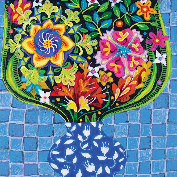 The Blue and White Vase by Imogen Skelley wall art