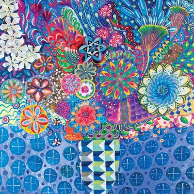 The Geometric Vase by Imogen Skelley art print