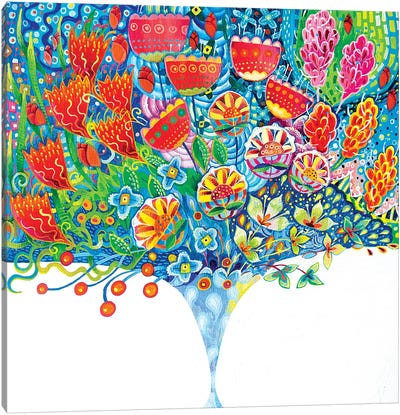 The Unfeasibly Narrow Vase Canvas Art Print - Imogen Skelley