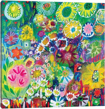 Wandering Through the Garden Canvas Art Print - Imogen Skelley