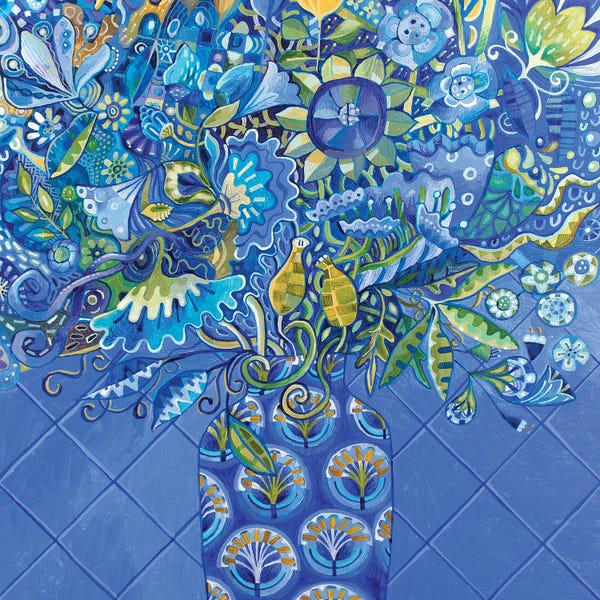 Imogen Skelley: Blue And Gold by Imogen Skelley