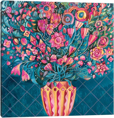 The Fluted Vase Canvas Art Print - Imogen Skelley