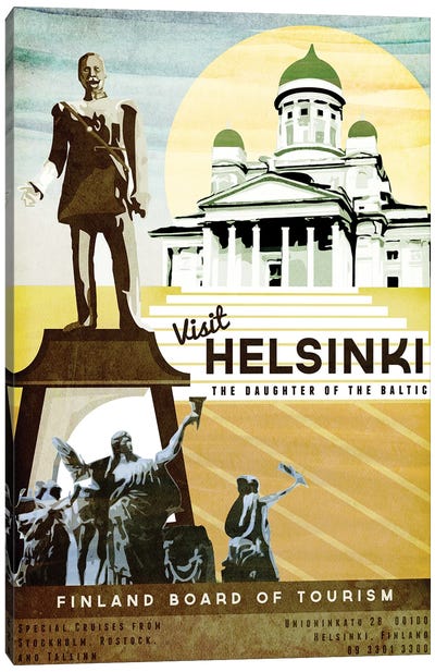 Finland-Helsinki Canvas Art Print