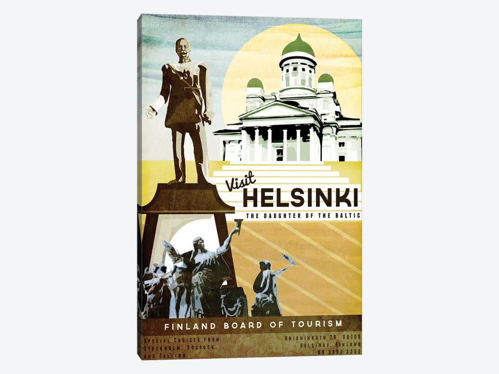 Finland-Helsinki by Missy Ames 1-piece Canvas Art