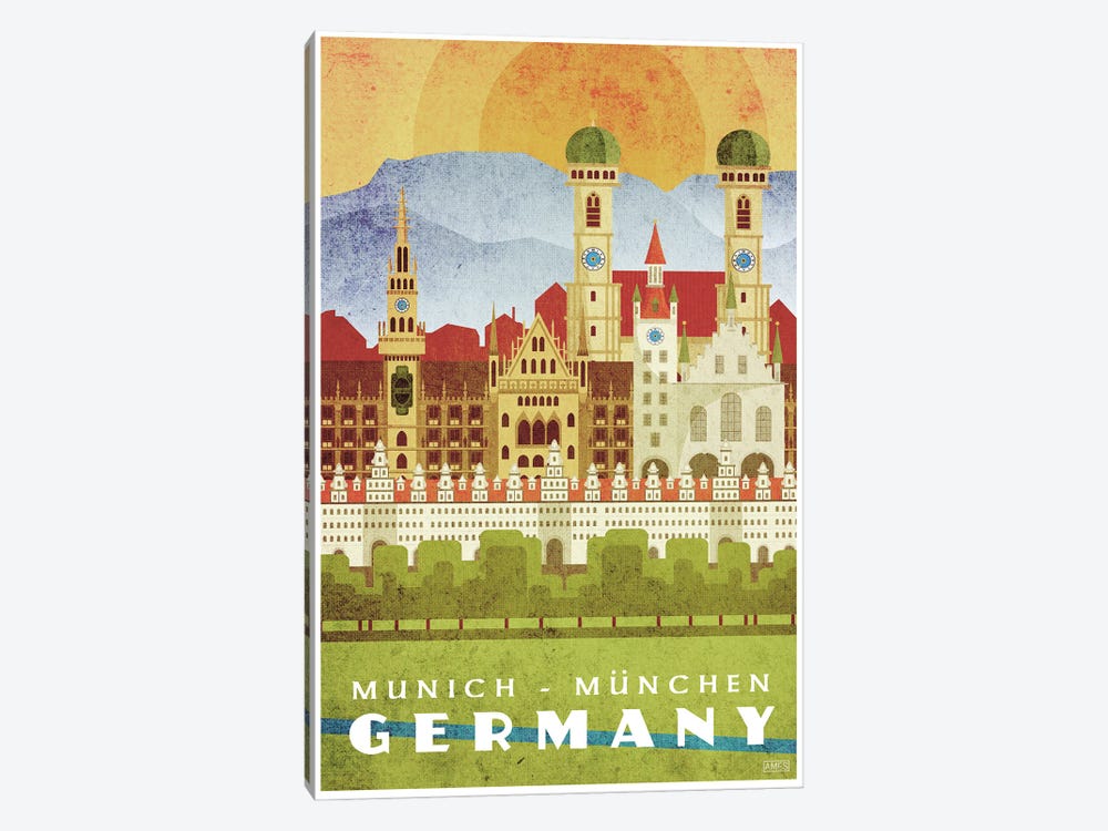 Germany-Munich by Missy Ames 1-piece Canvas Art