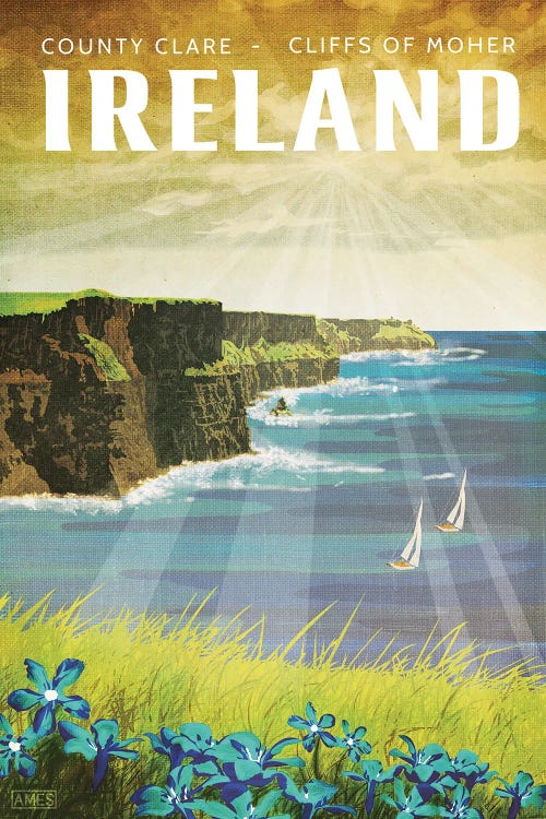 Ireland-Cliffs Of Moher by Missy Ames wall art