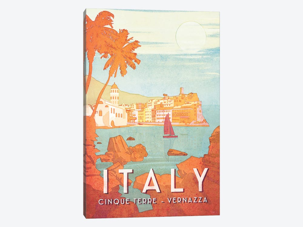 Italy-Cinque Terra by Missy Ames 1-piece Canvas Artwork