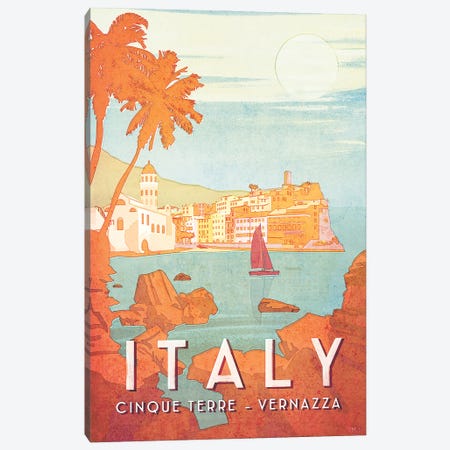 Italy-Cinque Terra Canvas Print #ISS17} by Missy Ames Canvas Wall Art