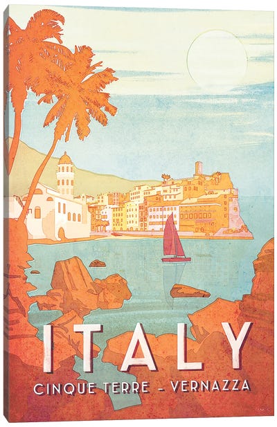 Italy-Cinque Terra Canvas Art Print - Missy Ames