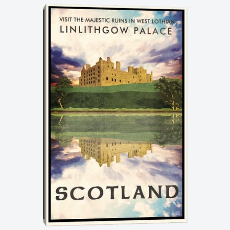 Scotland-Linlithgow Lake Canvas Print #ISS22} by Missy Ames Canvas Art