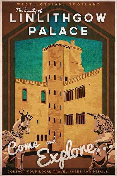 Scotland-Linlithgow Palace by Missy Ames framed wall art