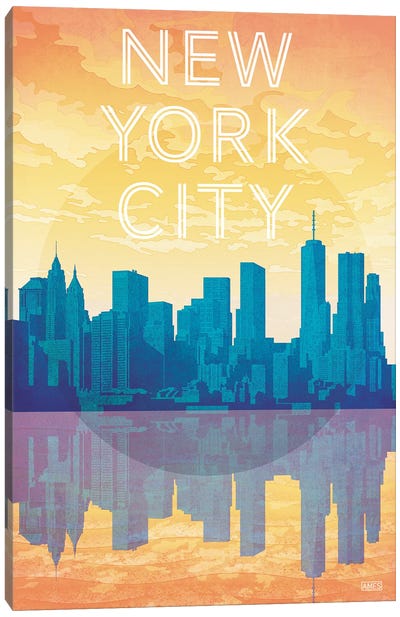 USA-New York City Canvas Art Print - New York City Travel Posters