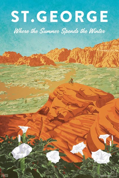 USA-Utah St George by Missy Ames acrylic art print