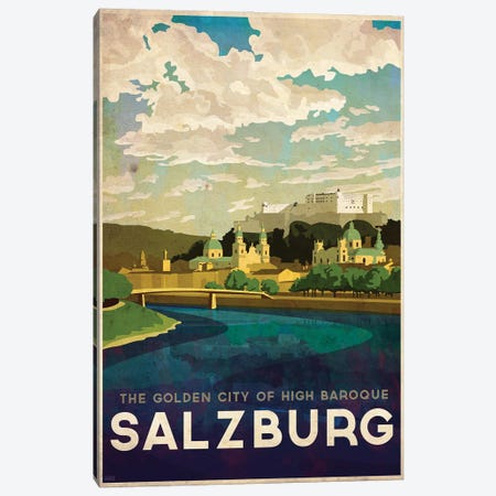 Austria-Salzburg Canvas Print #ISS4} by Missy Ames Canvas Print