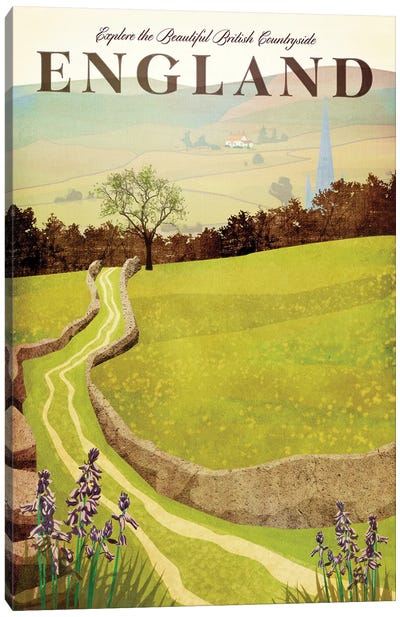 England-British Countryside Canvas Art Print - Missy Ames