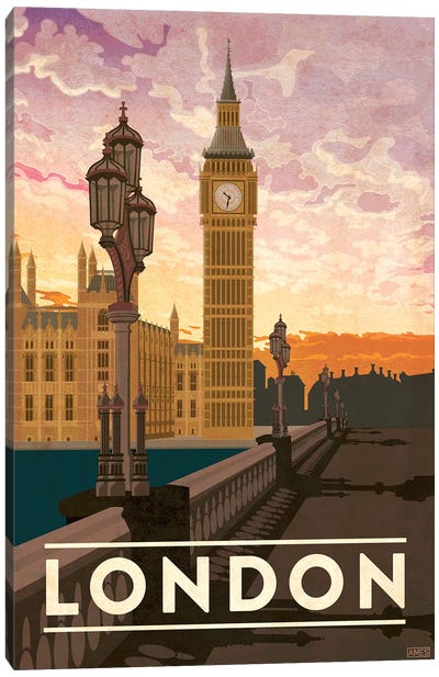 England-London Canvas Art Print - Travel Posters