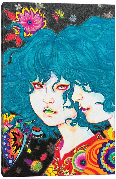 Glance B Canvas Art Print - Ito Chieko