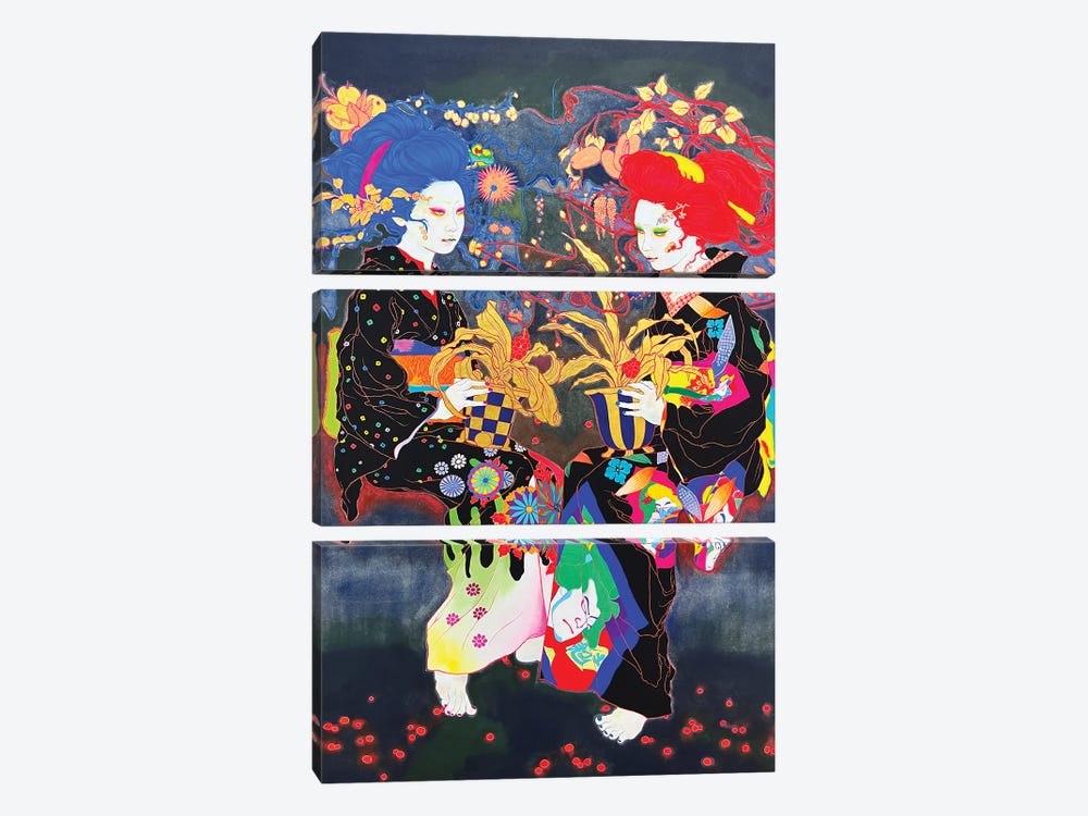Rohdea Japonica by Ito Chieko 3-piece Canvas Art Print