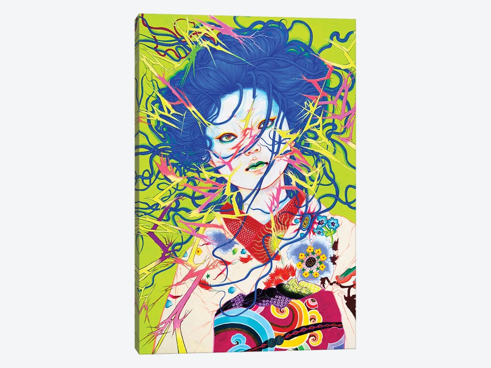 Emit The Lightning by Ito Chieko 1-piece Canvas Wall Art