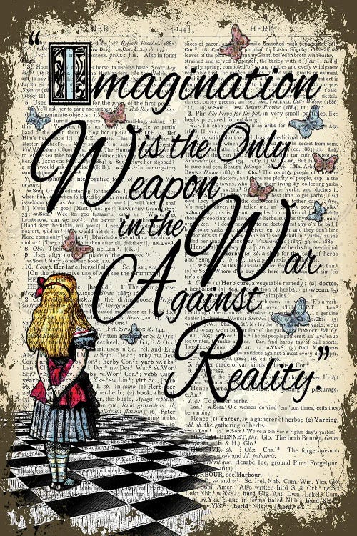 Alice In Wonderland ''Imagination Is The Only Weapon''
