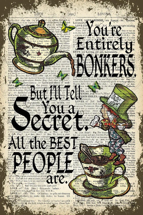 Alice In Wonderland ''Mad Hatter / Bonkers''