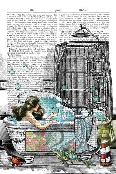 Crabs: There Is A Mermaid In The Bathtub by In the Frame Shop
