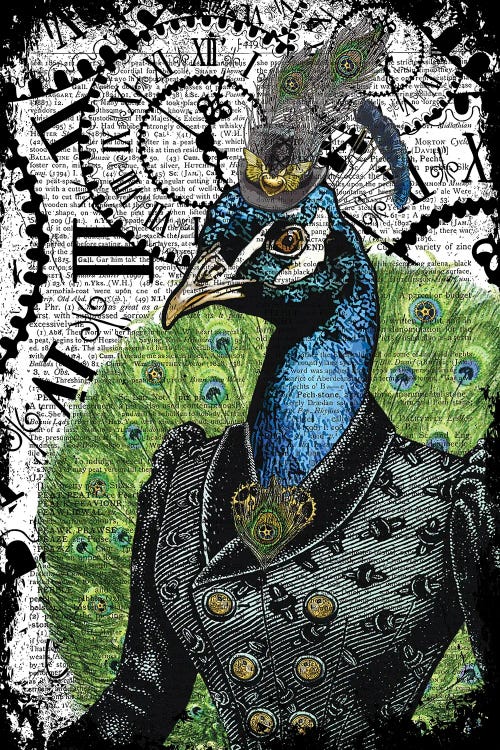 Steampunk Peacock