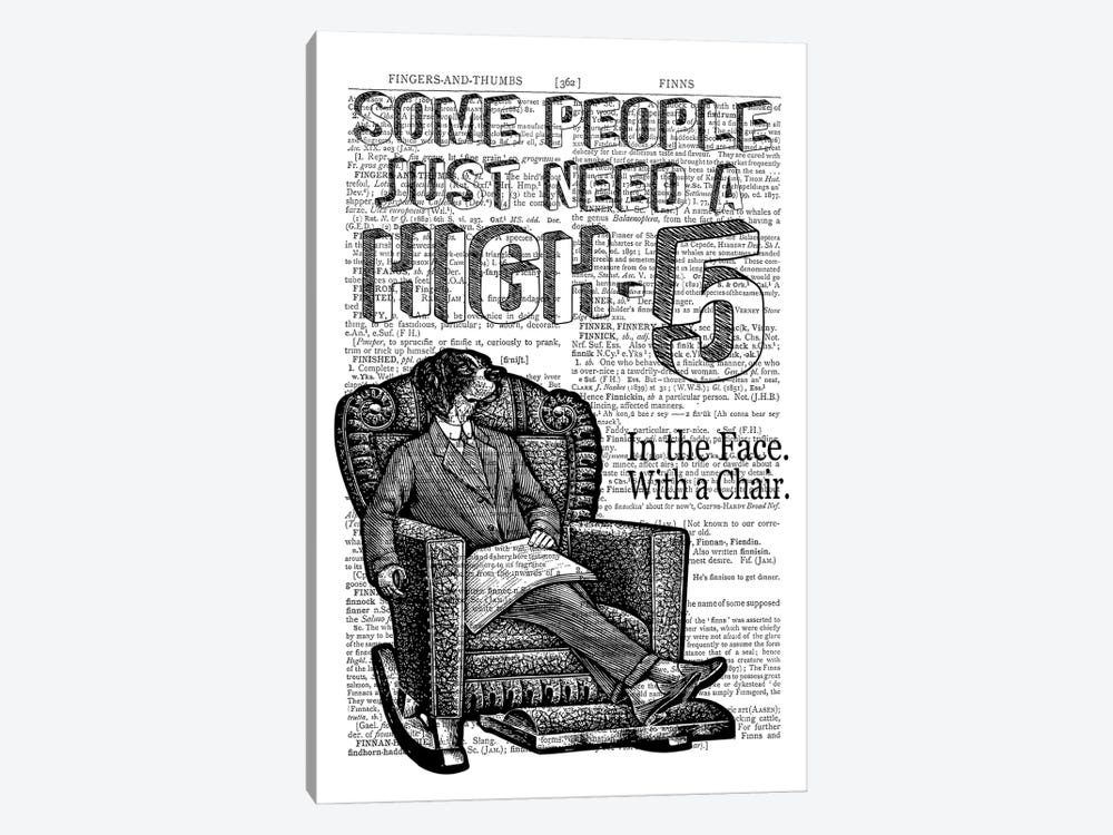 High Five! by In the Frame Shop 1-piece Canvas Artwork