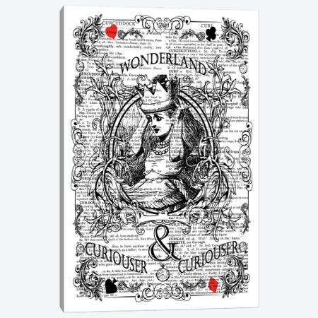 Alice In Wonderland ''Curiouser'' Canvas Print #ITF2} by In the Frame Shop Canvas Art Print