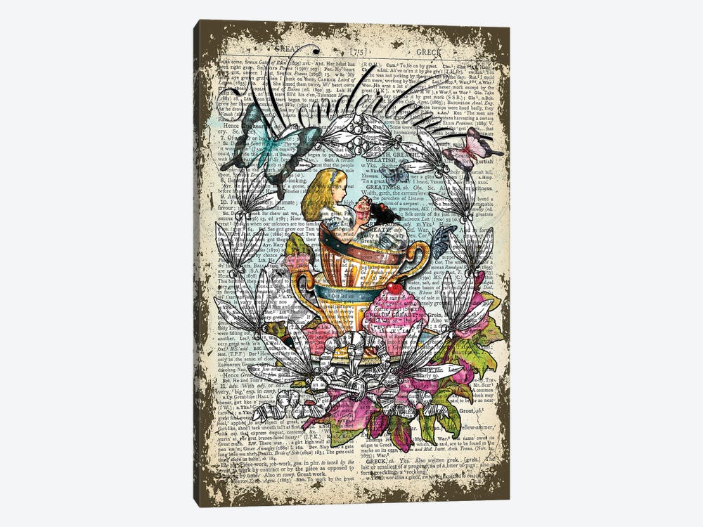 Alice ''Wonderland'' by In the Frame Shop 1-piece Canvas Wall Art