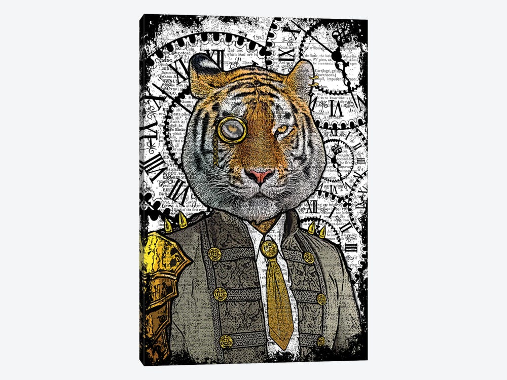 Steampunk Tiger by In the Frame Shop 1-piece Canvas Art Print