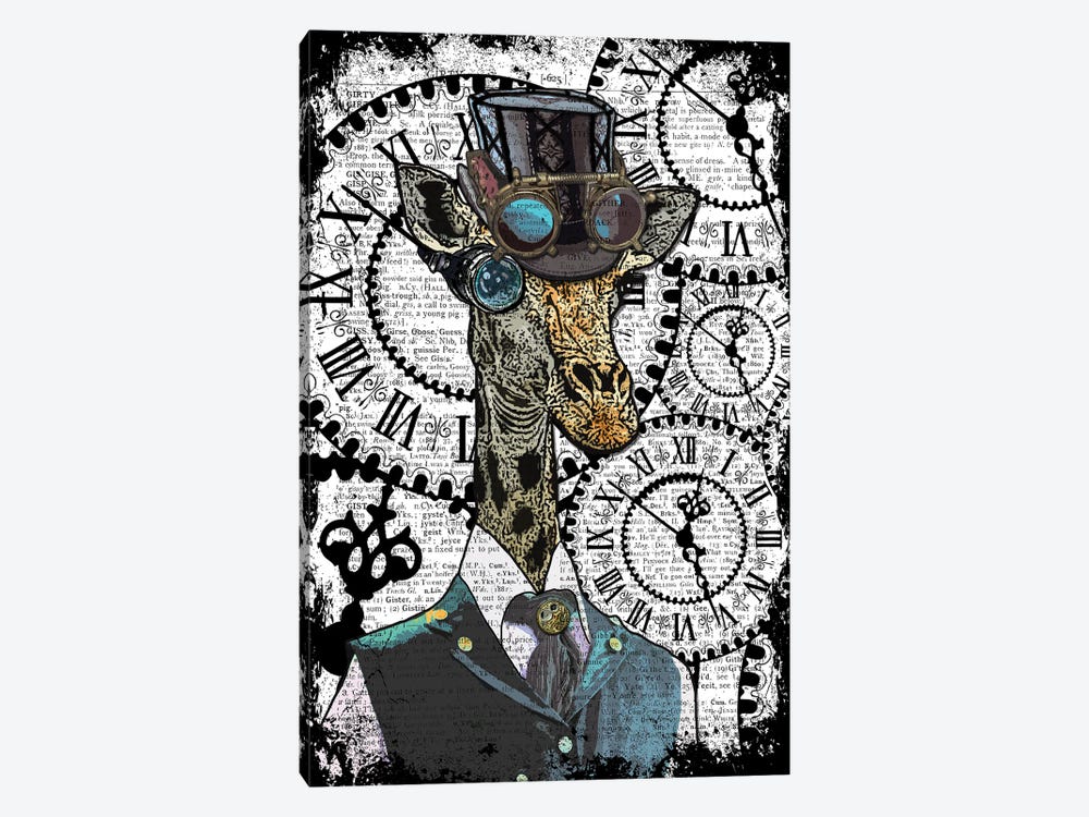 Steampunk Giraffe 1-piece Art Print